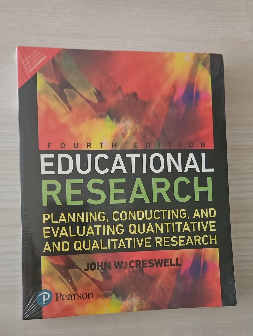 NWT,SEALED Pearson Educational Research Textbook